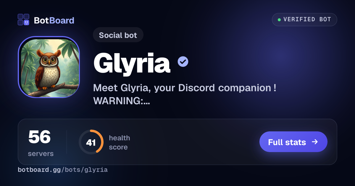 Share card for Glyria