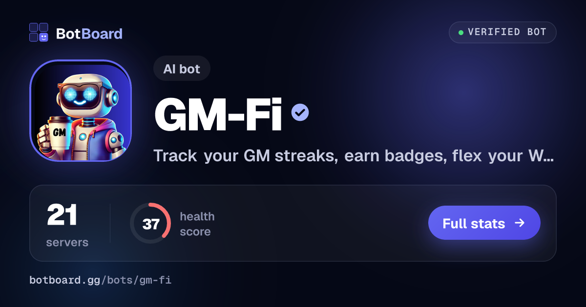 Share card for GM-Fi