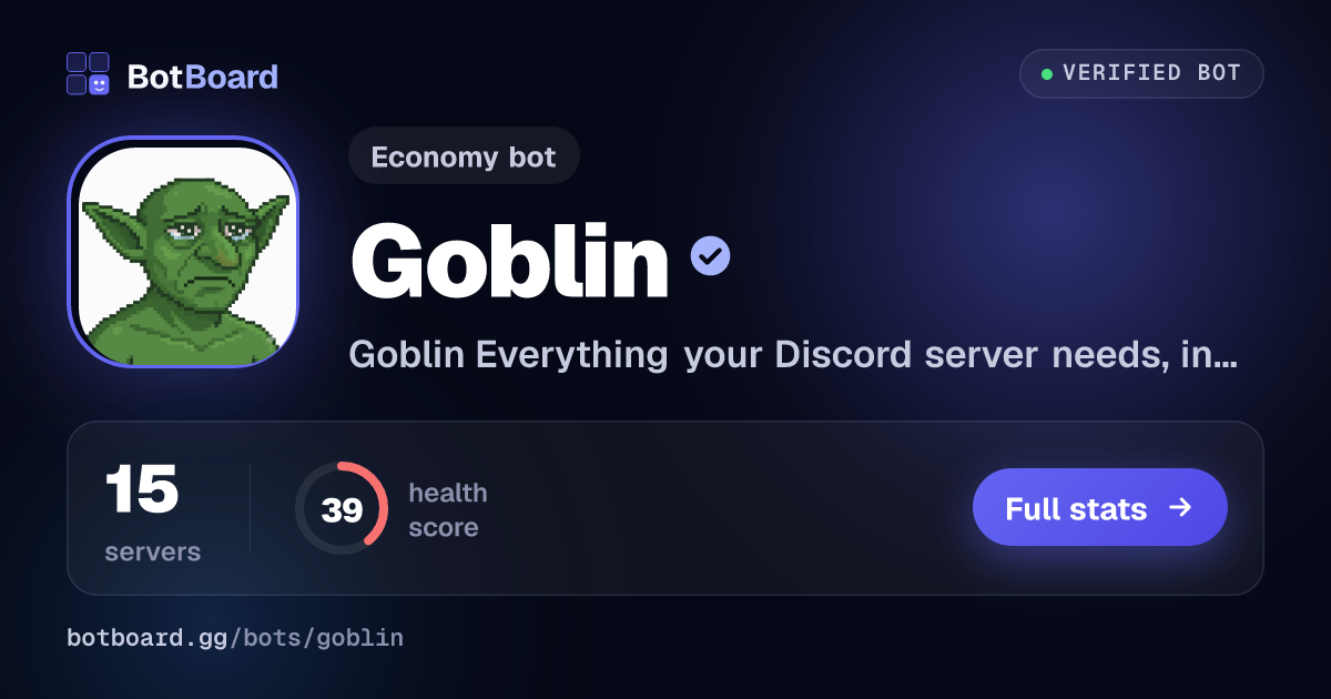 Share card for Goblin