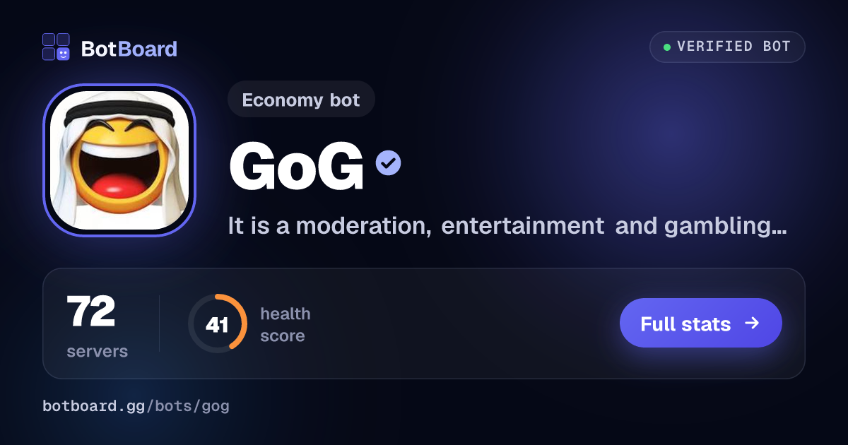Share card for GoG