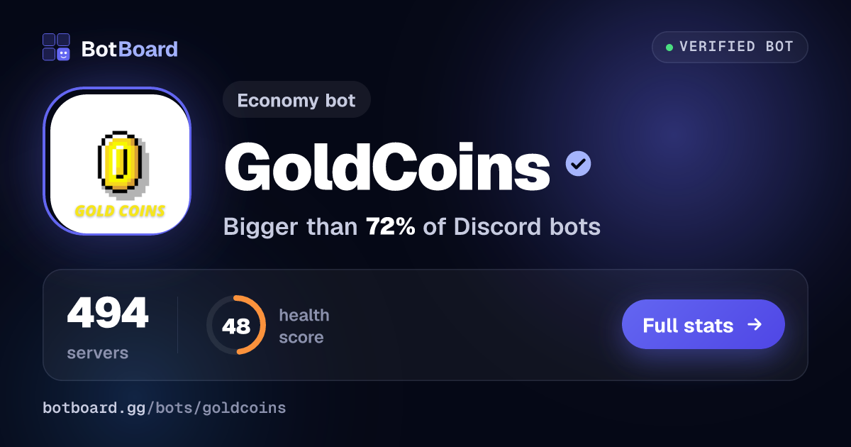 Share card for GoldCoins