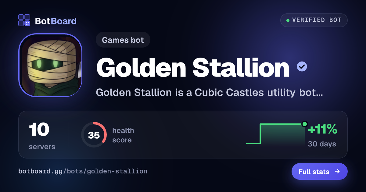 Share card for Golden Stallion