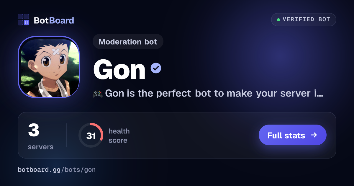 Share card for Gon