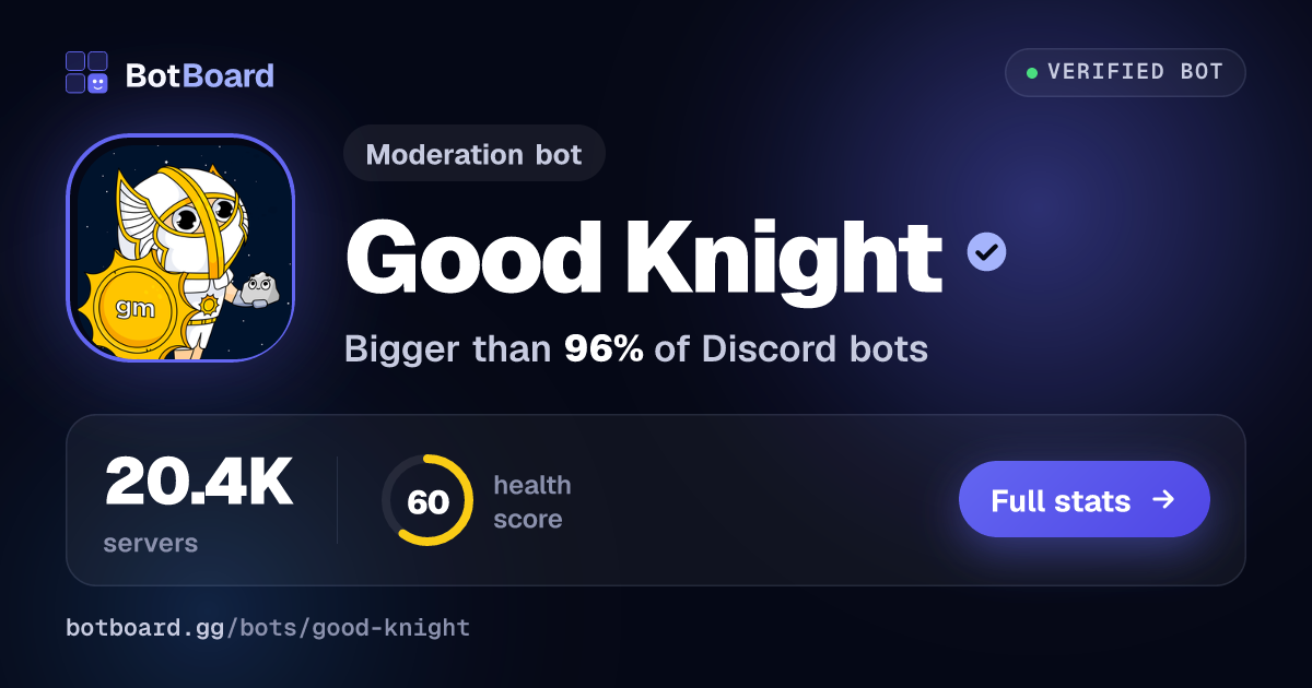 Share card for Good Knight