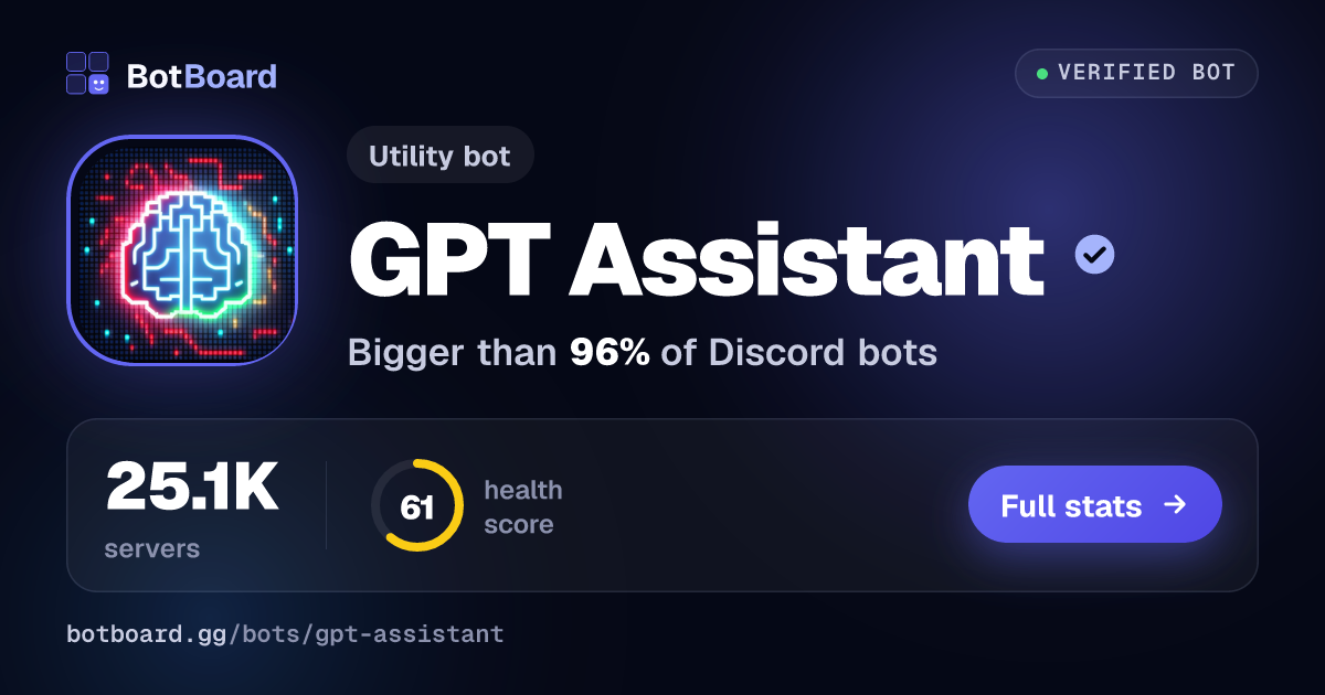 Share card for GPT Assistant
