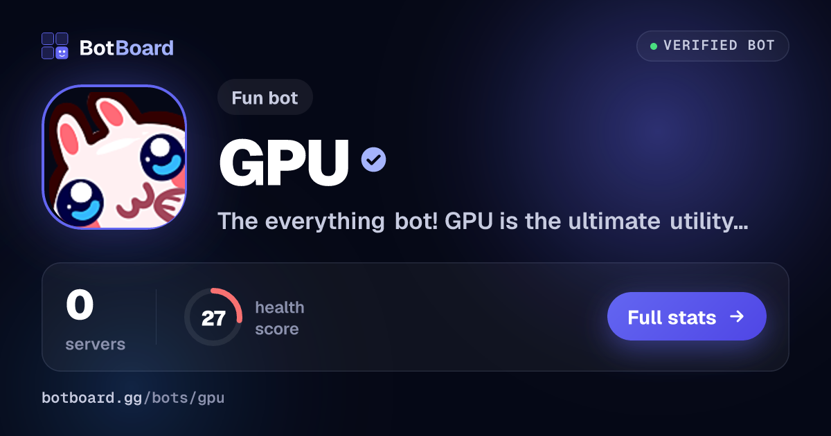 Share card for GPU