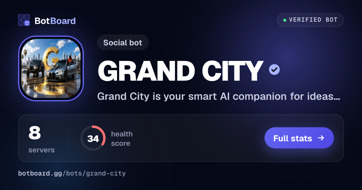 Share card for GRAND CITY