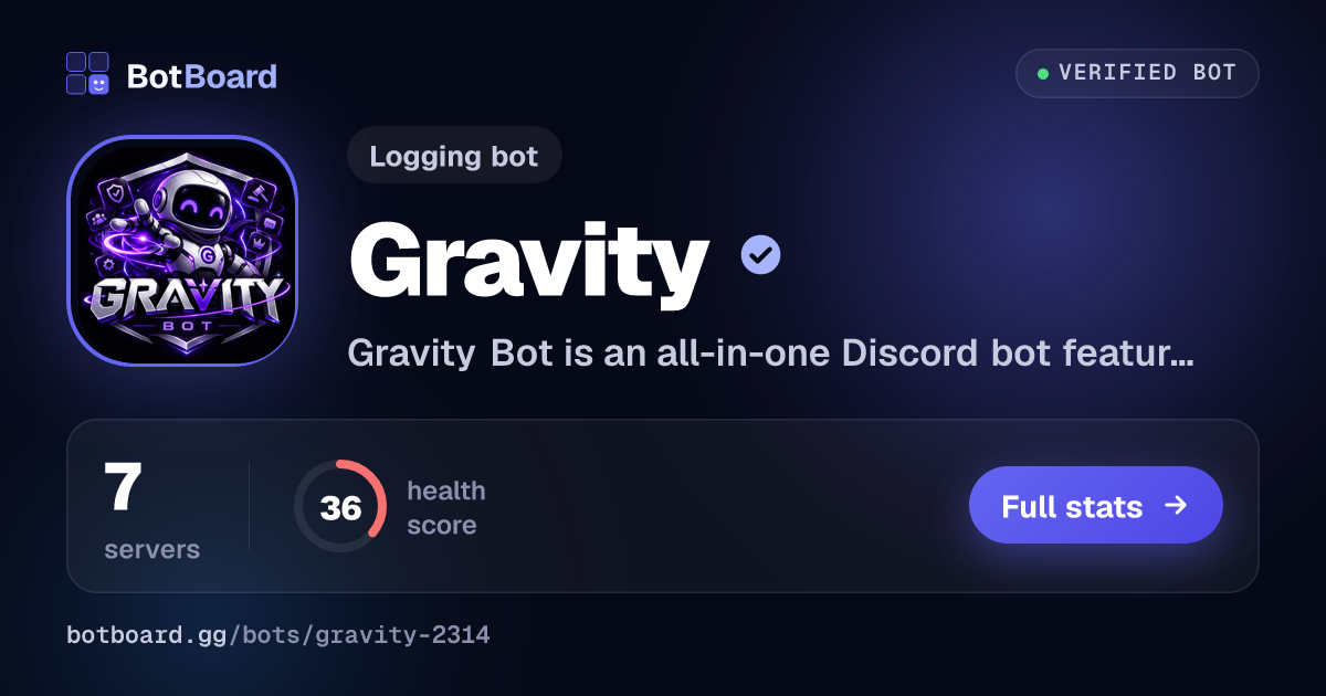 Share card for Gravity