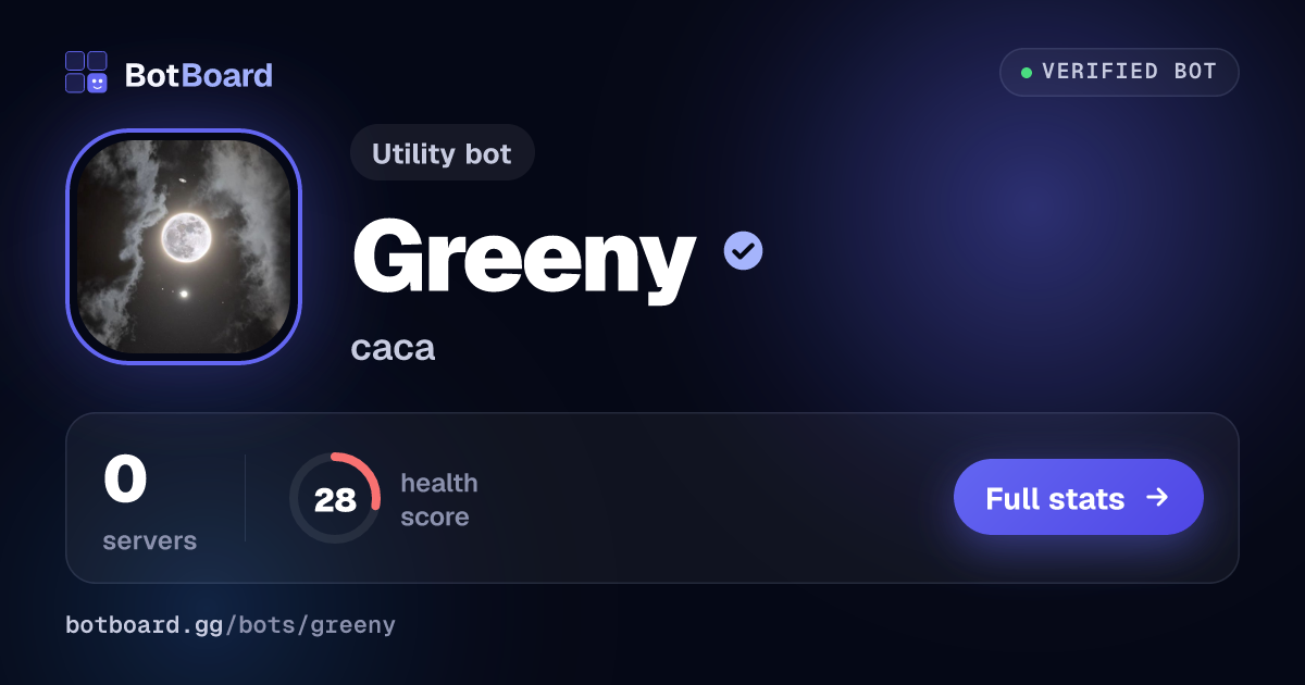 Share card for Greeny