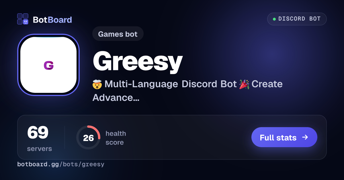 Share card for Greesy