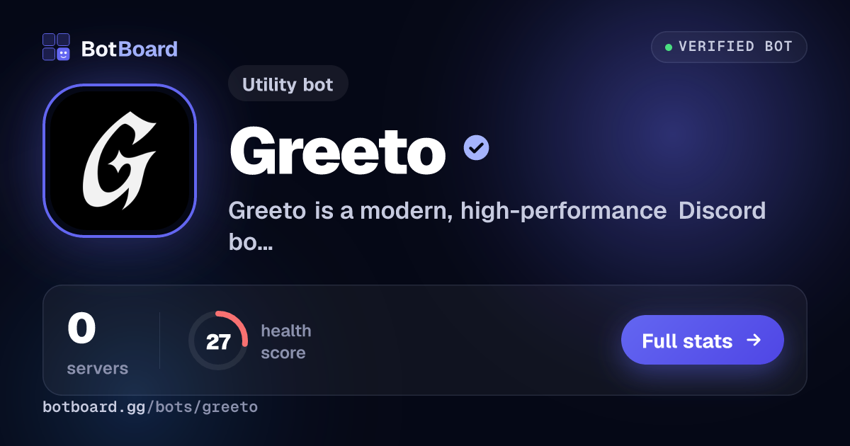 Share card for Greeto