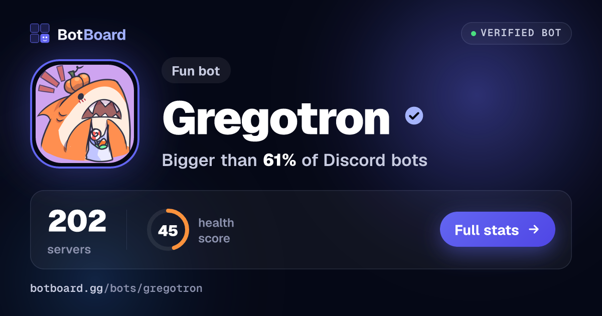 Share card for Gregotron