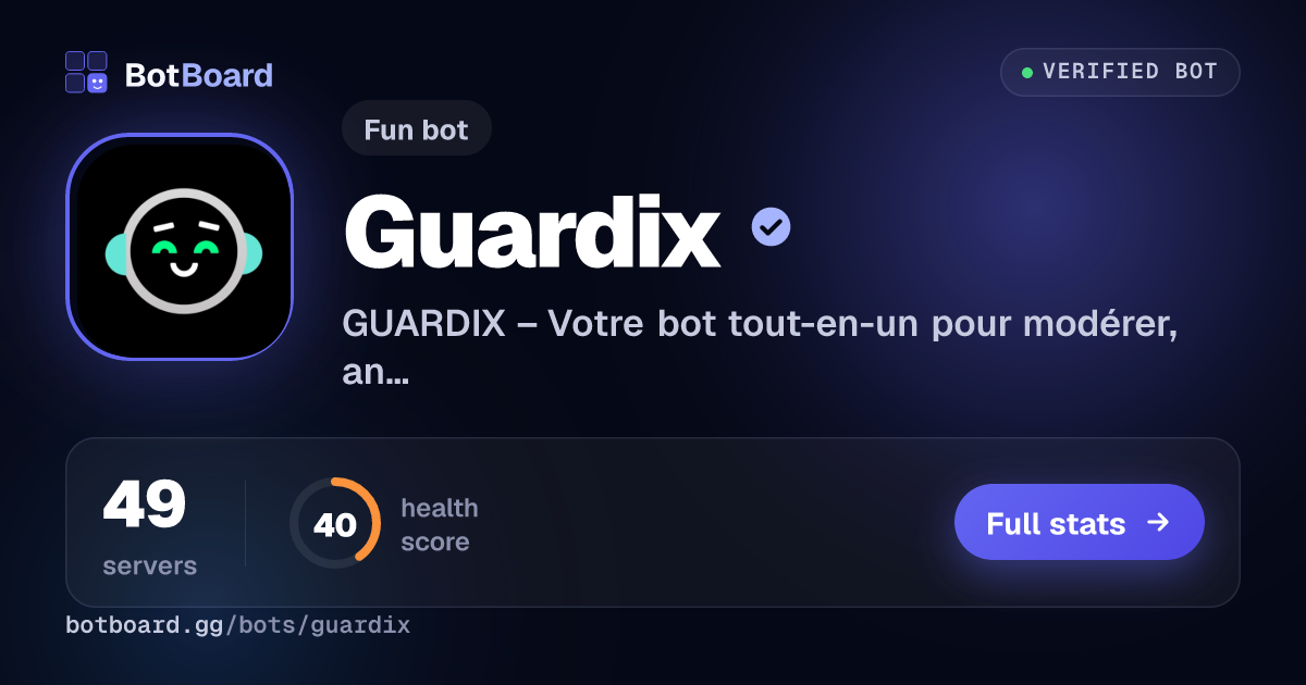 Share card for Guardix