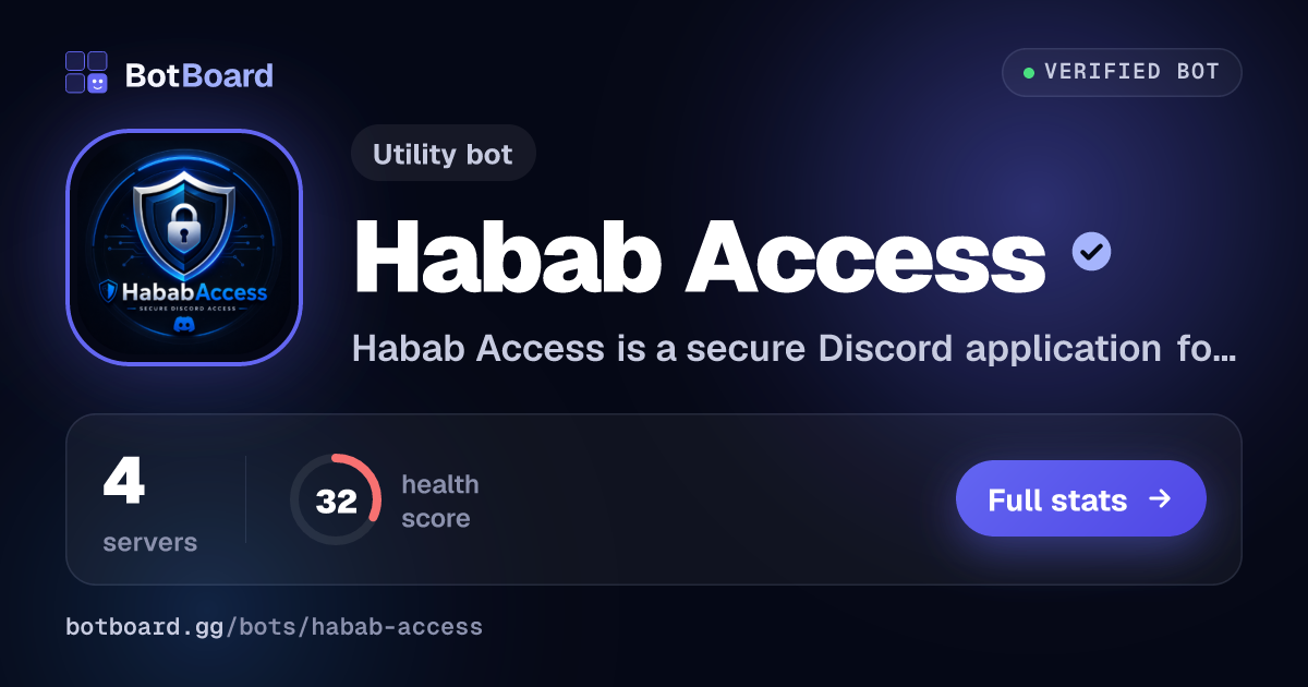 Share card for Habab Access