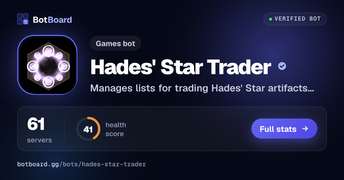 Share card for Hades' Star Trader