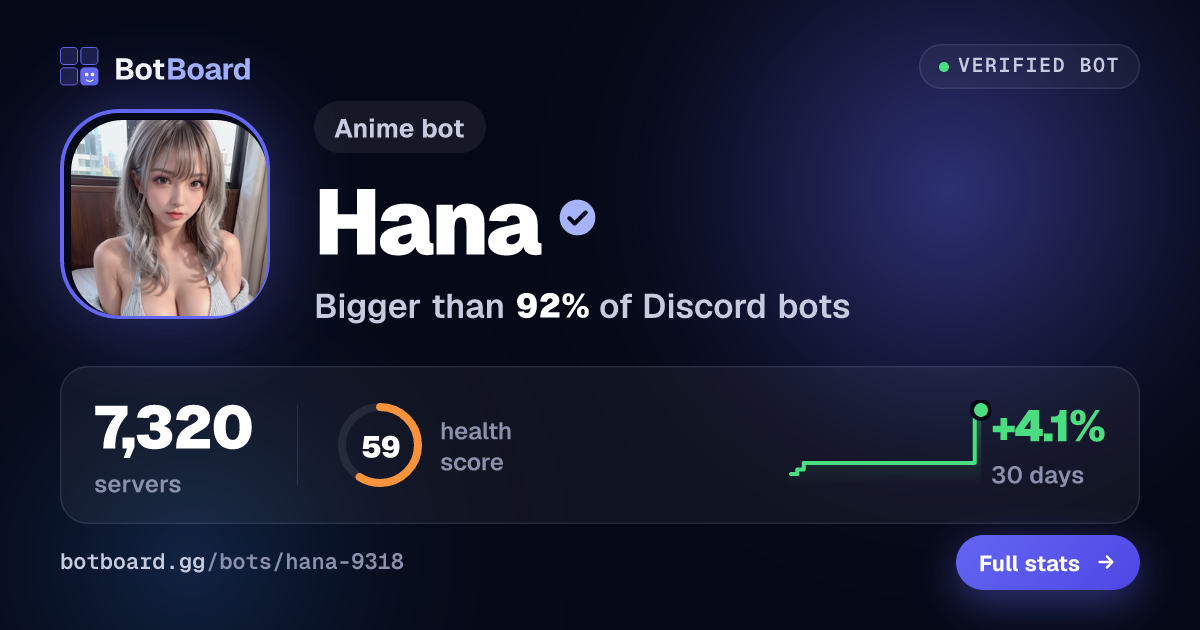 Share card for Hana