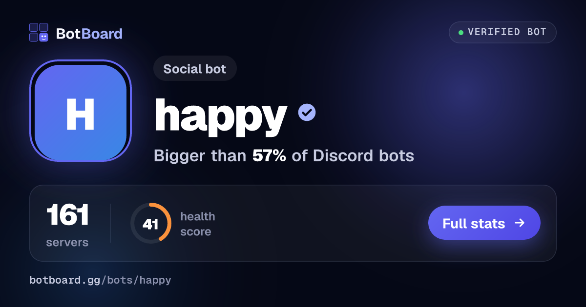 Share card for happy