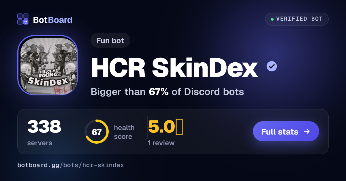 Share card for HCR SkinDex