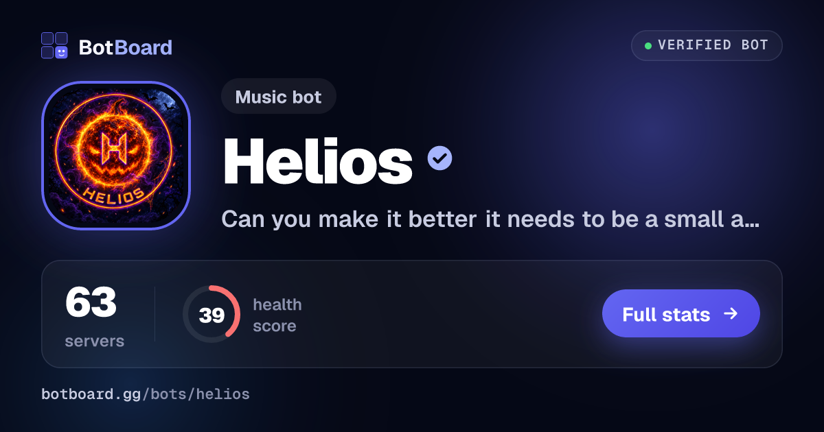 Share card for Helios