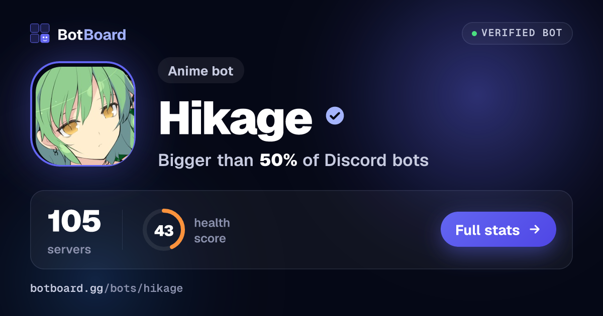 Share card for Hikage