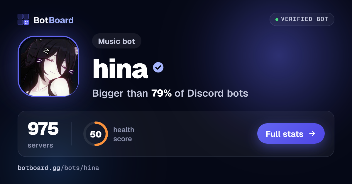 Share card for hina