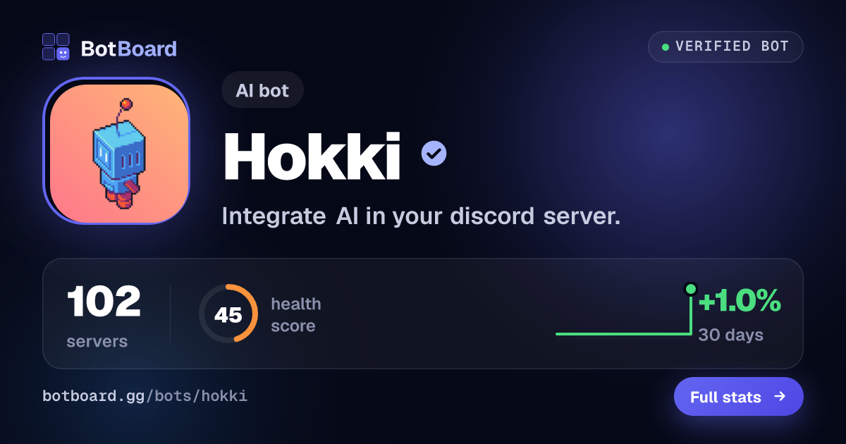 Share card for Hokki
