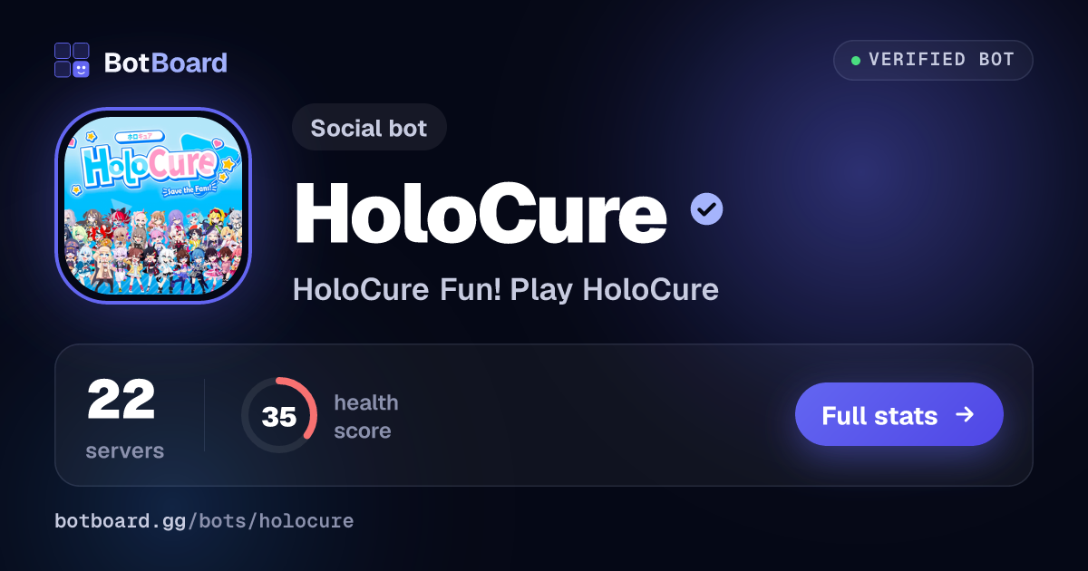 Share card for HoloCure