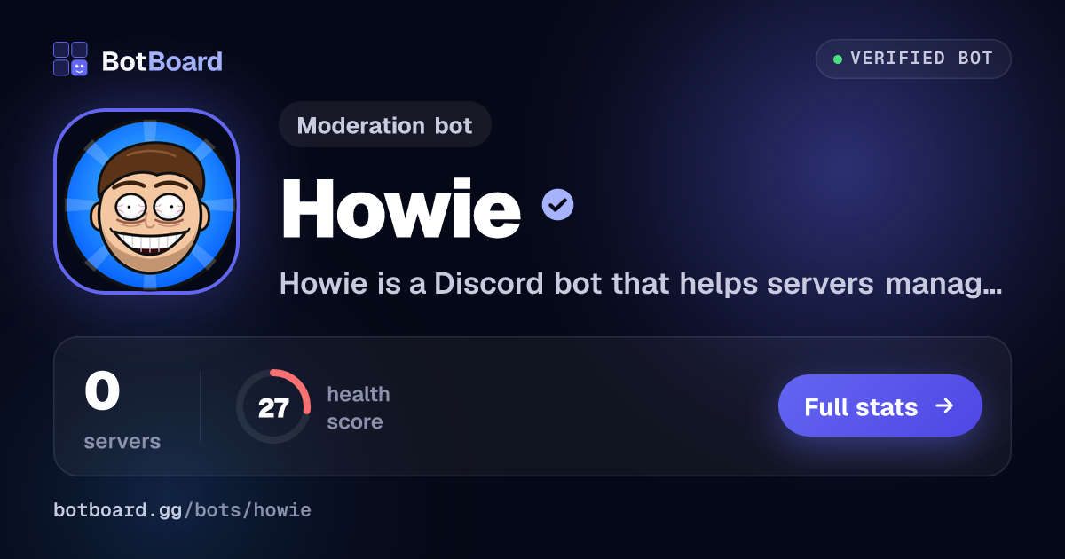 Share card for Howie