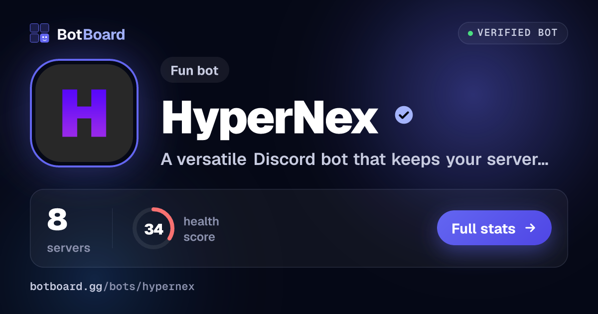 Share card for HyperNex