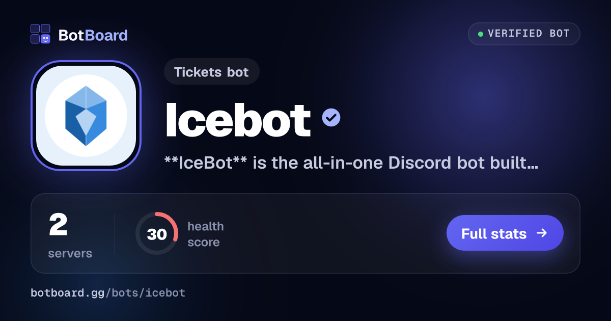 Share card for Icebot