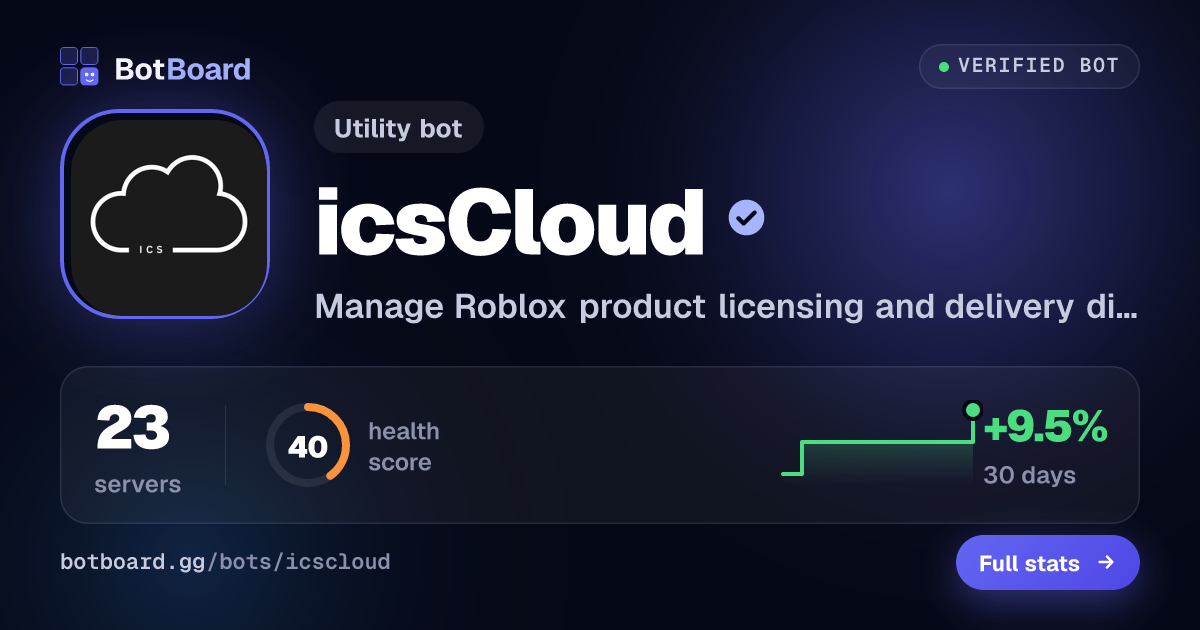 Share card for icsCloud