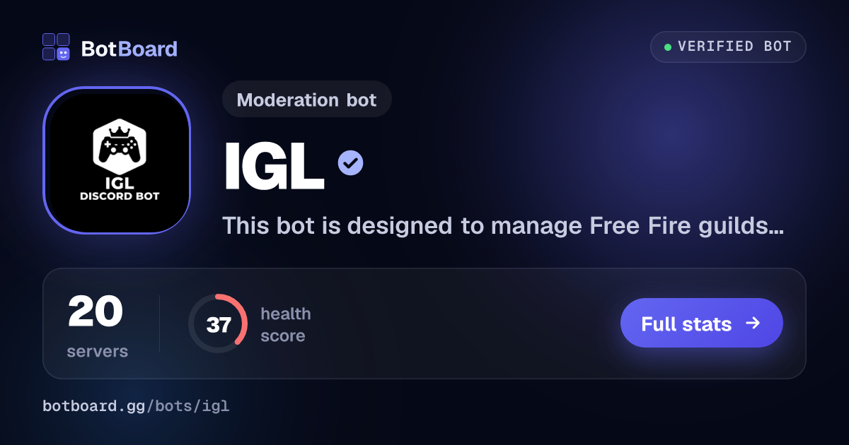 Share card for IGL