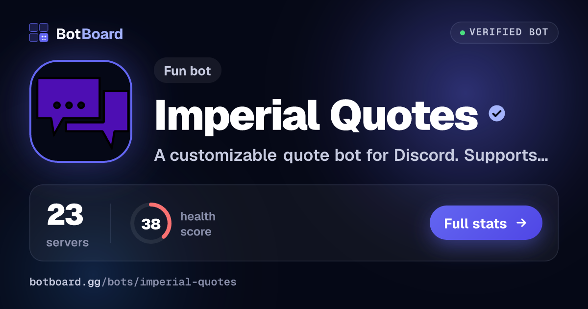 Share card for Imperial Quotes