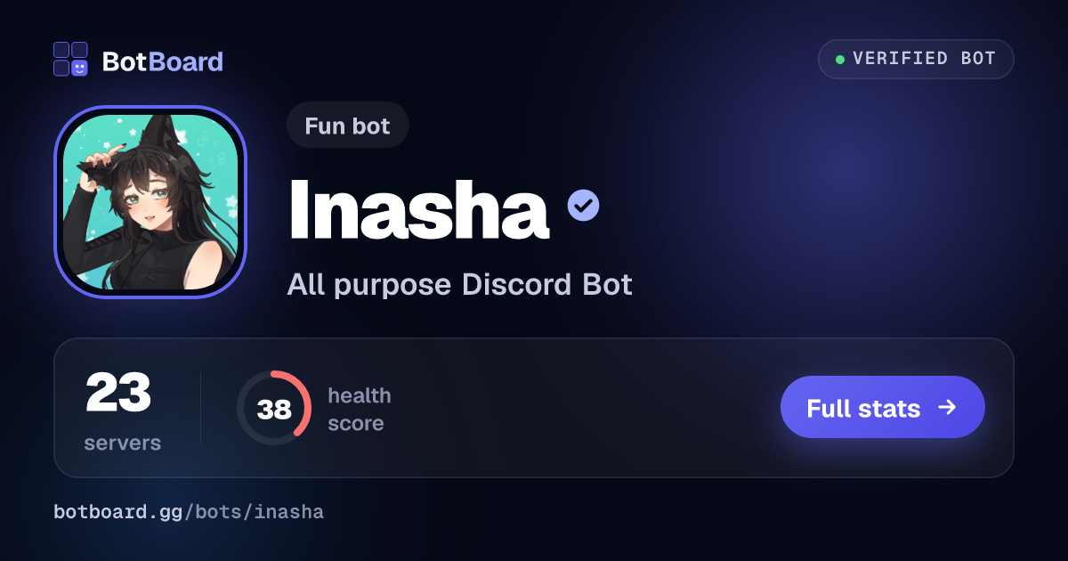 Share card for Inasha