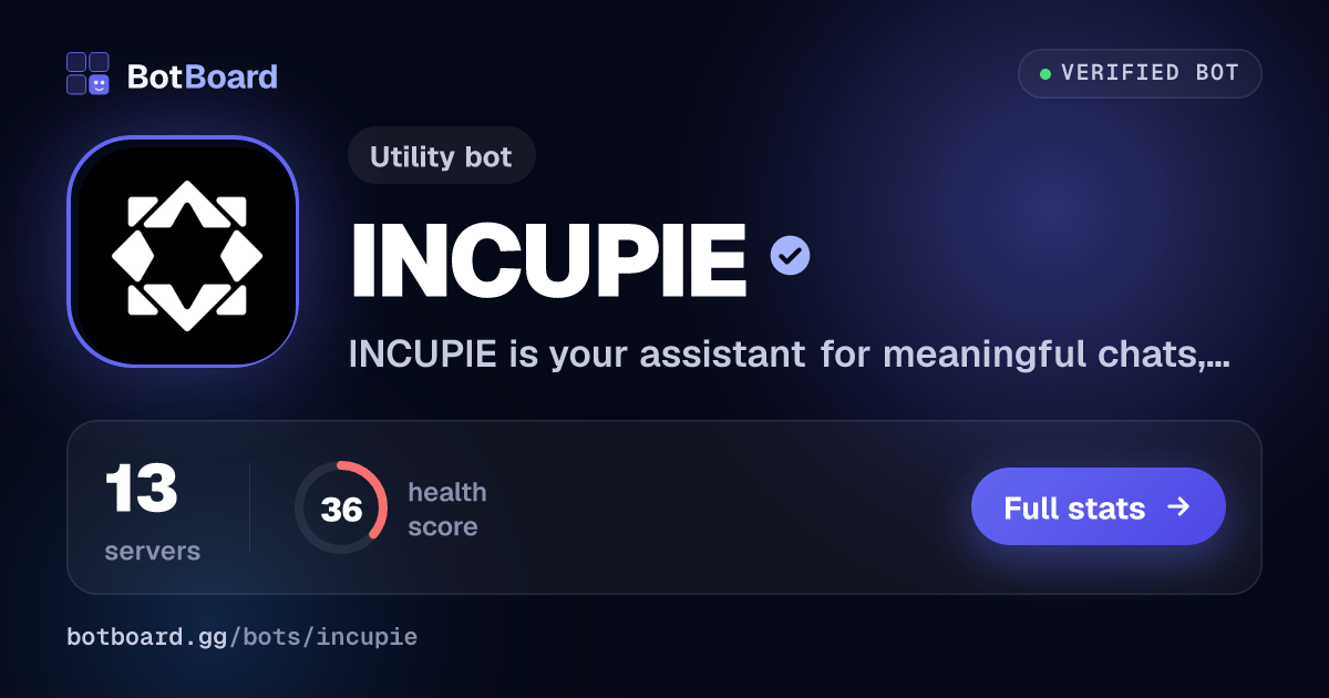 Share card for INCUPIE