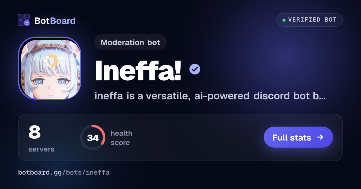 Share card for Ineffa!