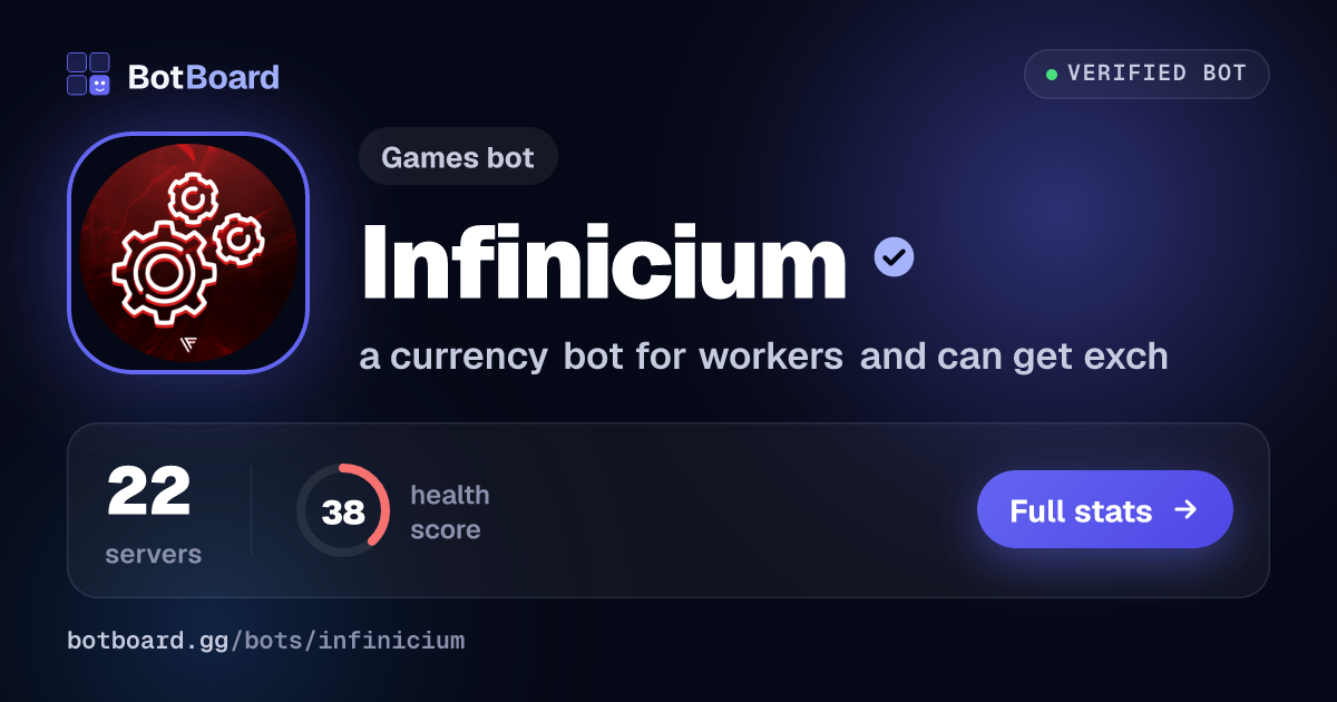 Share card for Infinicium