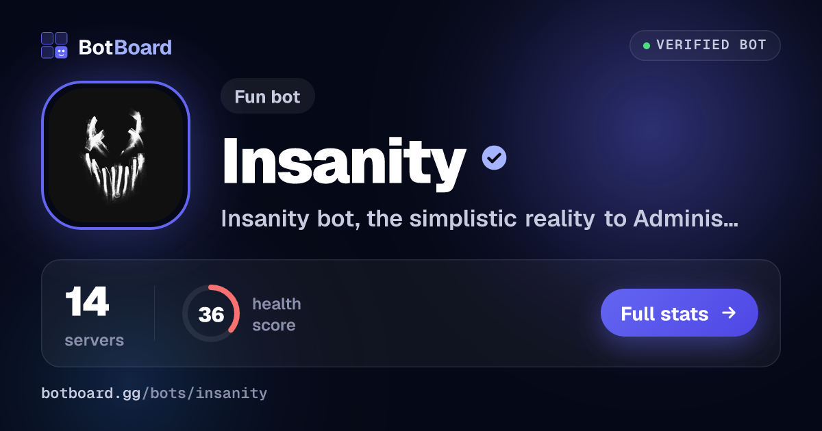 Share card for Insanity