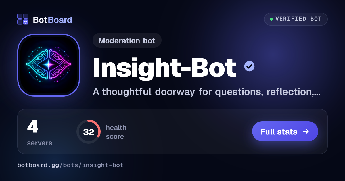 Share card for Insight-Bot