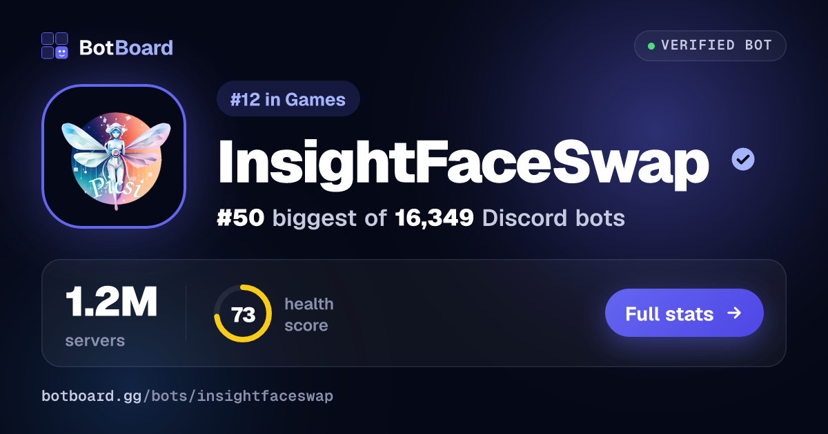 Share card for InsightFaceSwap