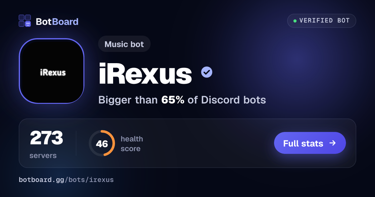 Share card for iRexus