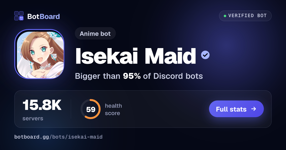 Share card for Isekai Maid