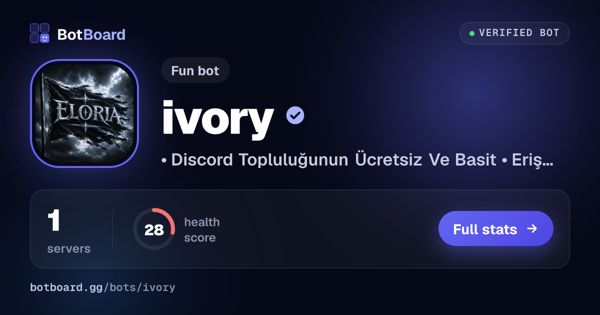 Share card for ivory