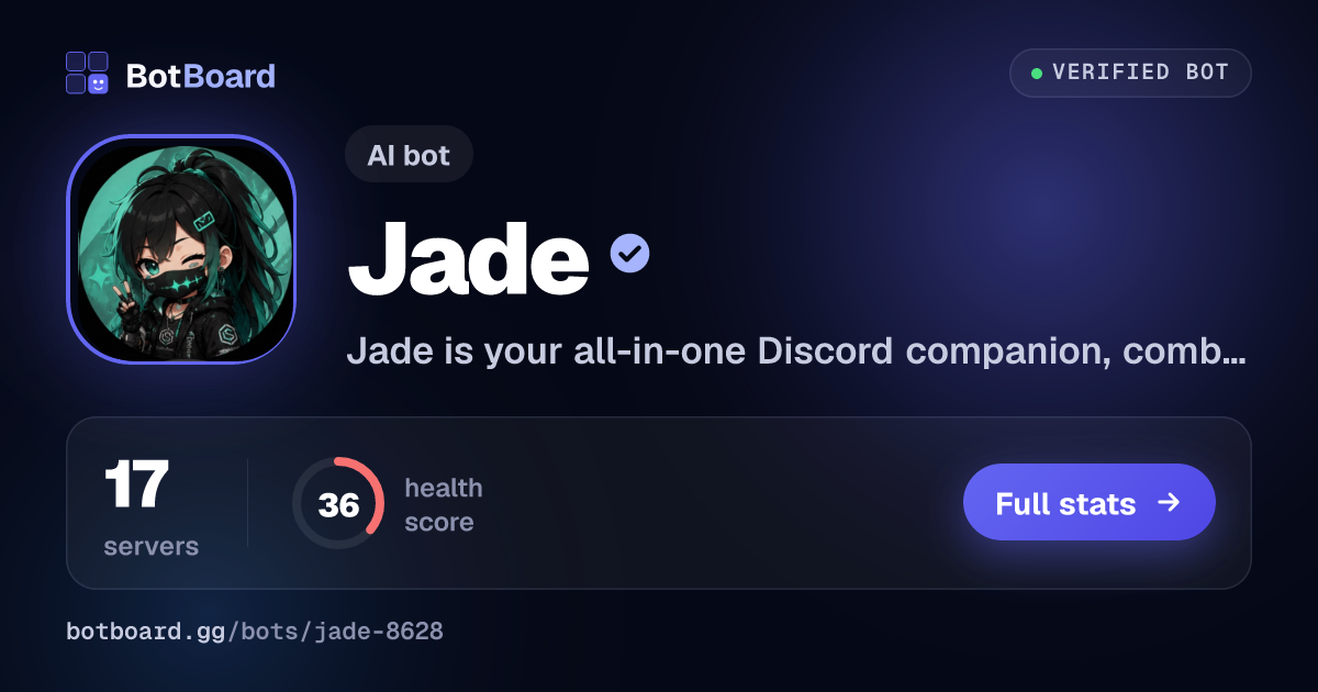 Share card for Jade