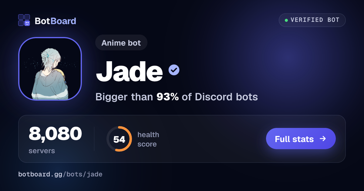 Share card for Jade