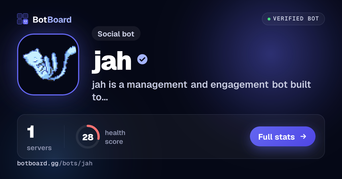 Share card for jah