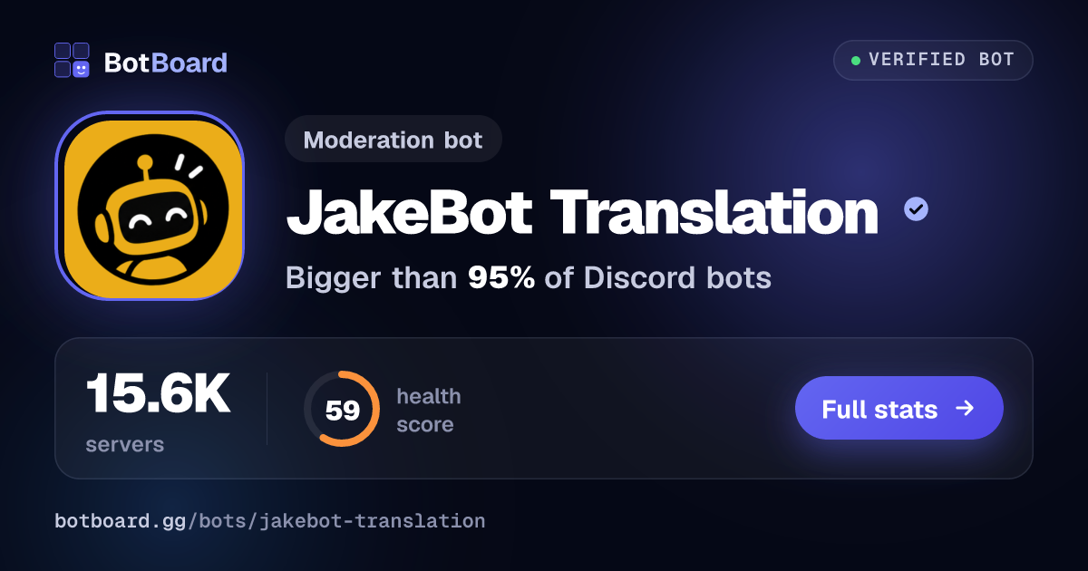 Share card for JakeBot Translation