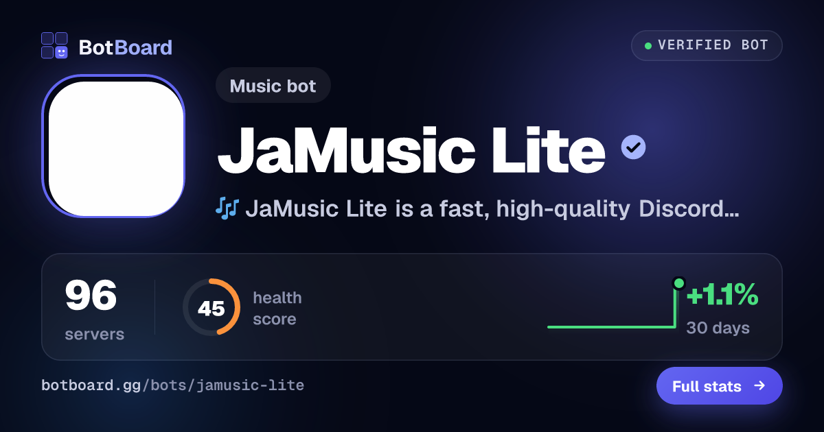 Share card for JaMusic Lite