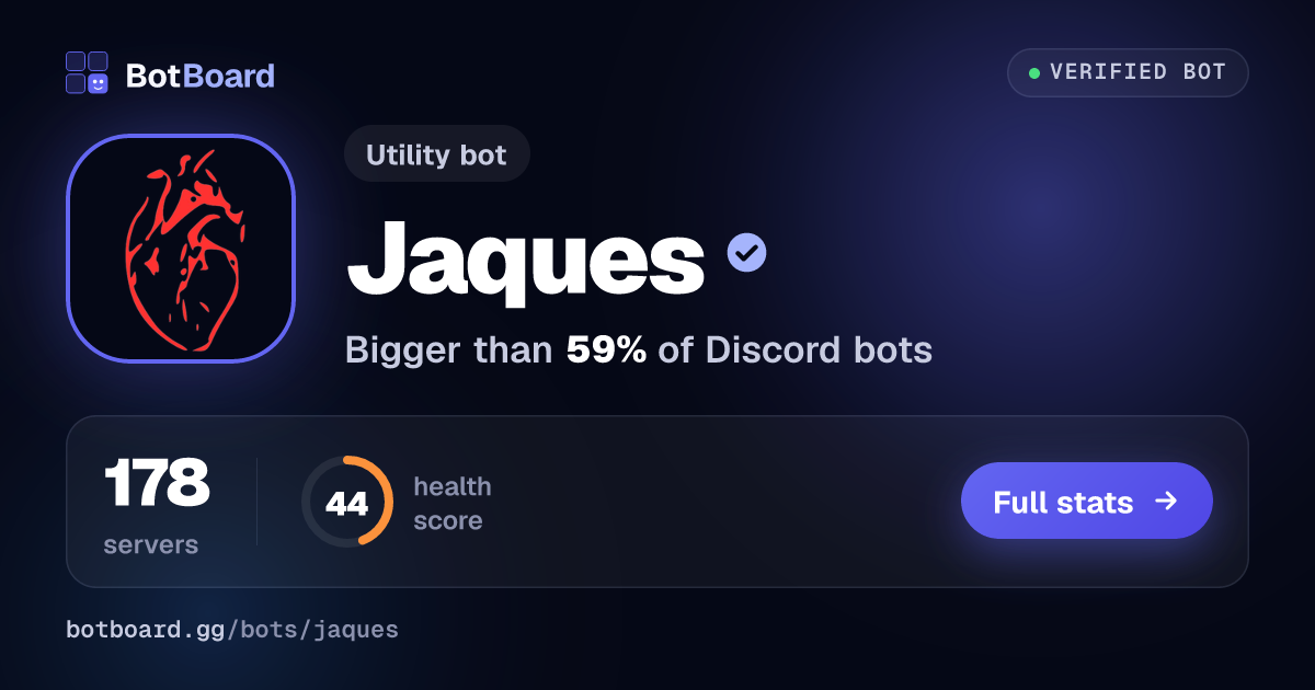 Share card for Jaques