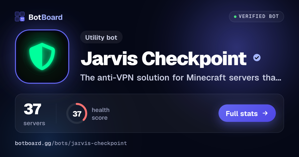 Share card for Jarvis Checkpoint